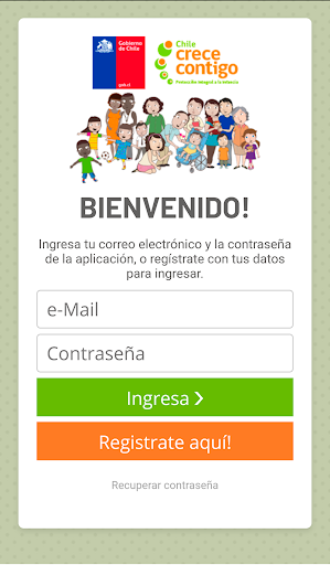Android application APP Chile Crece Contigo screenshort