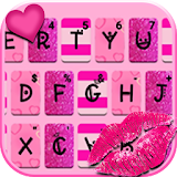 Pink Girly Love Keyboard Theme icon