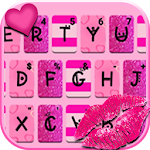 Pink Girly Love Keyboard Theme Apk