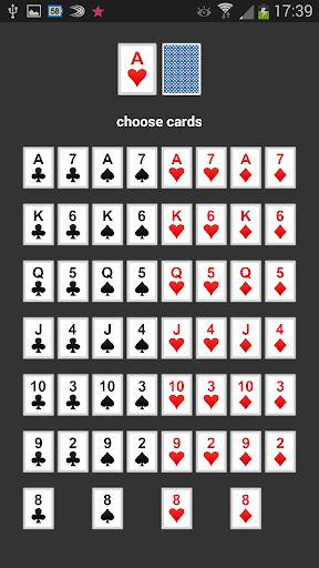 Poker Sklansky Groups Screen 3
