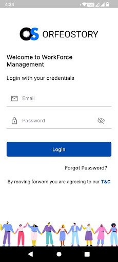 WorkForce App Screen 2