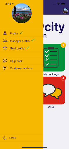 Infomycity Manager Screen 2
