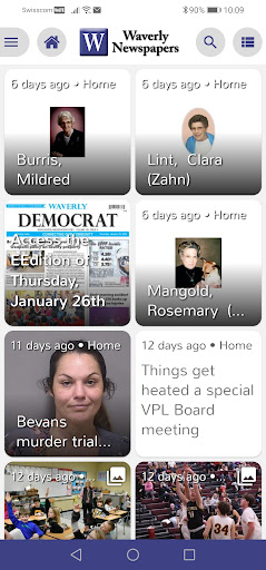 Android application Waverly Newspapers eEdition screenshort