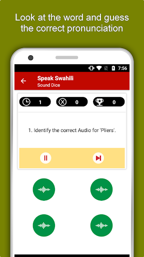 Screenshot of Learn Swahili Language Offline