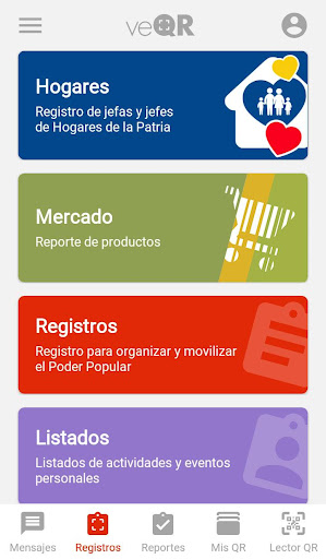 Android application veQR - Somos Venezuela screenshort