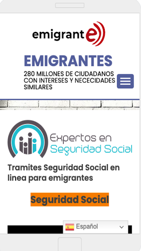 Android application TerritorioMigrantesBlog screenshort