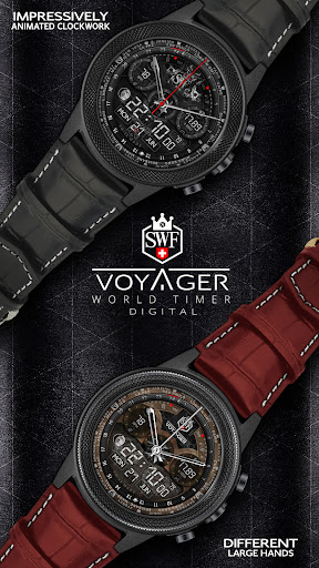 SWF Voyager Digital Watch Face Screen 3