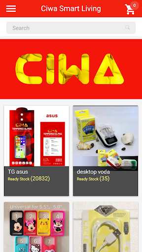 Android application Ciwa Smart Home screenshort