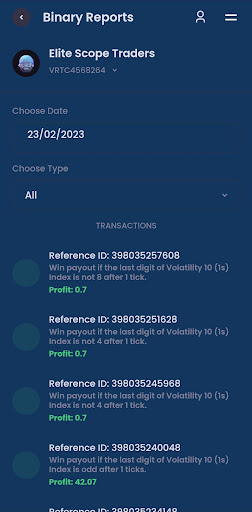 Elite Scope Traders Screen 3