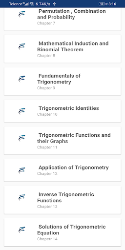 Inter Math 11th Solution Book