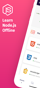 Learn Node.js Offline Fast PRO Apk Download 3