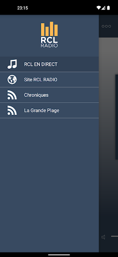 Android application RCL Radio - Made in Vendée screenshort