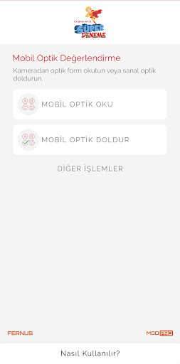 Android application Çalışkan Arı Süper Deneme screenshort