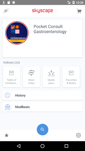 Android application Pocket Consult Gastroenterolog screenshort