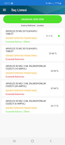 Medofis İlaç Takip Sistemi Prospektüs Fiyat Alarm