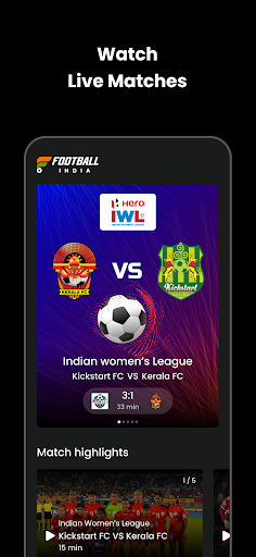 Android application Football India screenshort