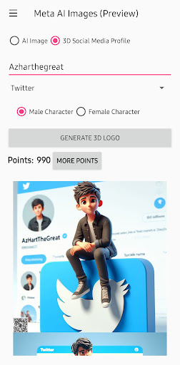 Android application Meta GPT screenshort