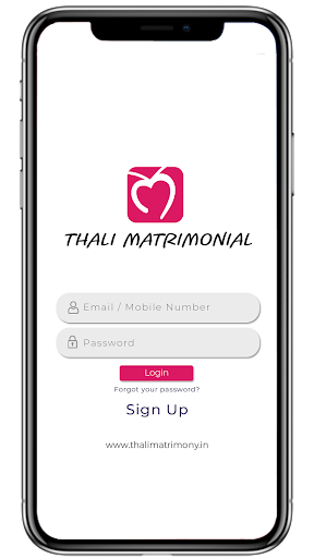 Android application Thali Matrimony screenshort
