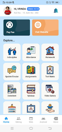 Android application Parents App Pro screenshort