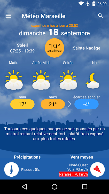 Météo Marseille - 3.7.0 - (Android)