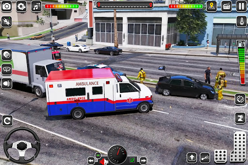 Android application Ambulance Game: Doctor Games screenshort