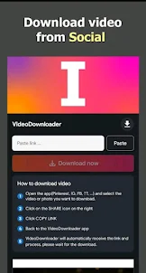 Instagrame Video Downloader