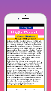 TS HighCourt Case Status Check