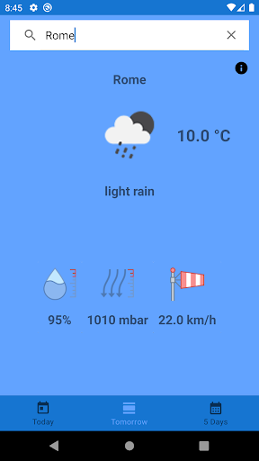 Weather Vizier Screen 2