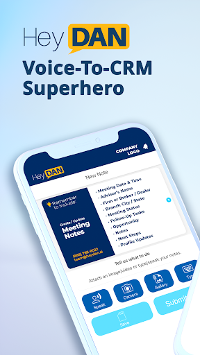 Android application Hey DAN (formerly Dial-A-Note) screenshort