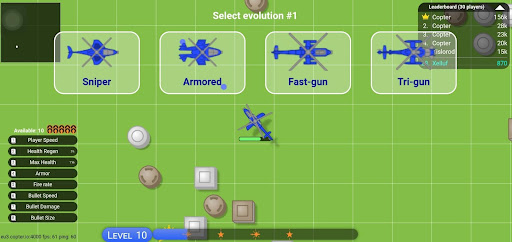 Android application copter.io -Destroy the enemies screenshort