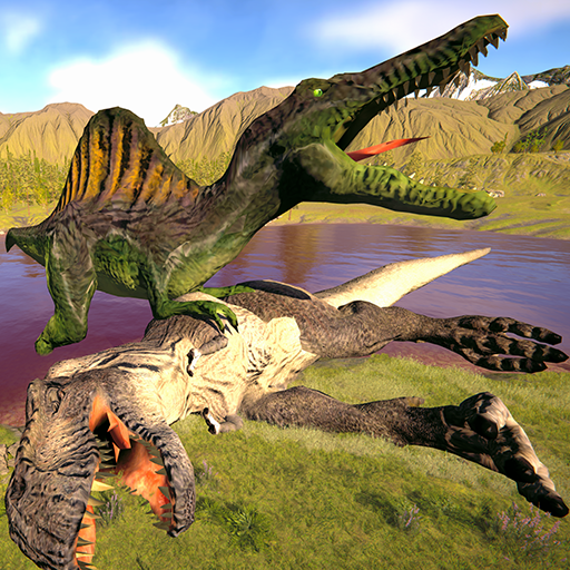 Hungry Spinosaurus :Dino Games logo