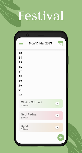 Calendar Screen 3