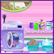 Laundry & Dry Clean For Girls - Kids Washing Games 2.11 Icon