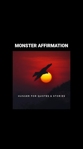 Android application Monster Affirmation screenshort