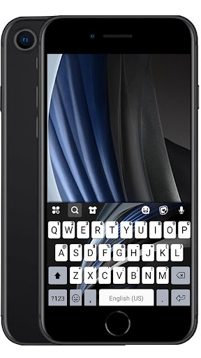 Android application Simple Black 2020 Keyboard The screenshort
