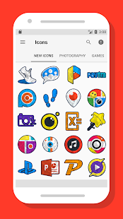 Popo - Captura de tela do pacote de ícones