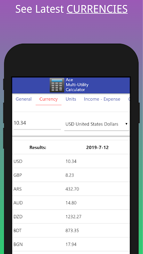 EZ Financial Calculator, NPV,I Screen 3