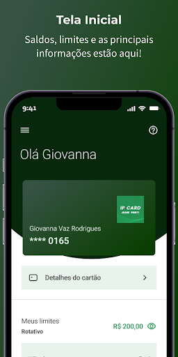 Android application Cartão Irani screenshort