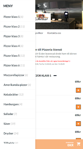 Stensö Pizzeria Screen 2