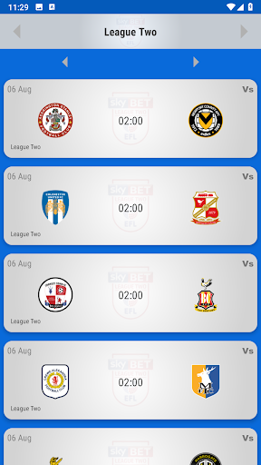 Barrow AFC Fan App Screen 3