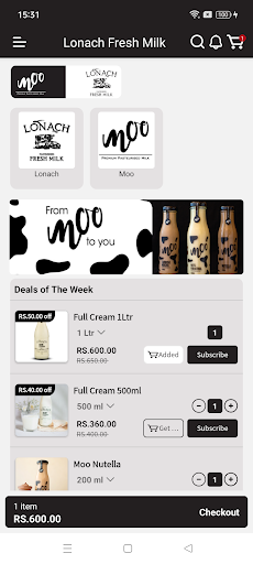 Lonach Fresh Milk Screen 2