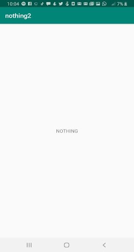 nothing
