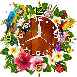 Icon image Flower Clock HD Live Wallpaper