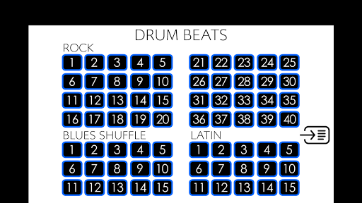 Android application Drum Beats PRO screenshort