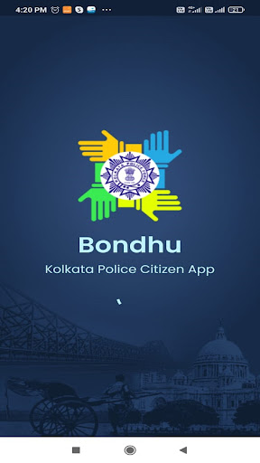 Android application Bondhu Kolkata Police Citizen screenshort