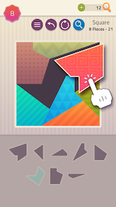 Polygrams - Tangram Puzzles 1.1.70 APK + Mod (Unlimited money) for Android