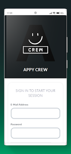 Android application Appy Crew screenshort