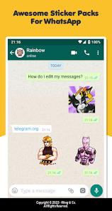Screenshot 2 Jojo Bizarre Sticker Packs II android