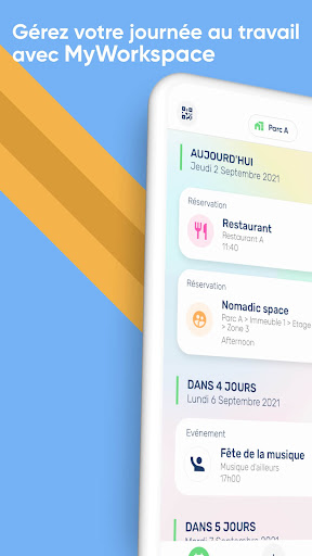 Android application My Workspace screenshort