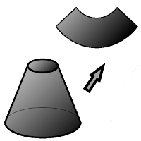 Flat pattern cone